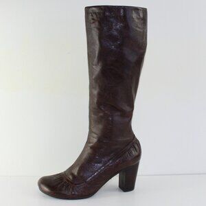 Miz Mooz Tall Brown Leather Neptune Boots (EU 41 / 10.5 US)